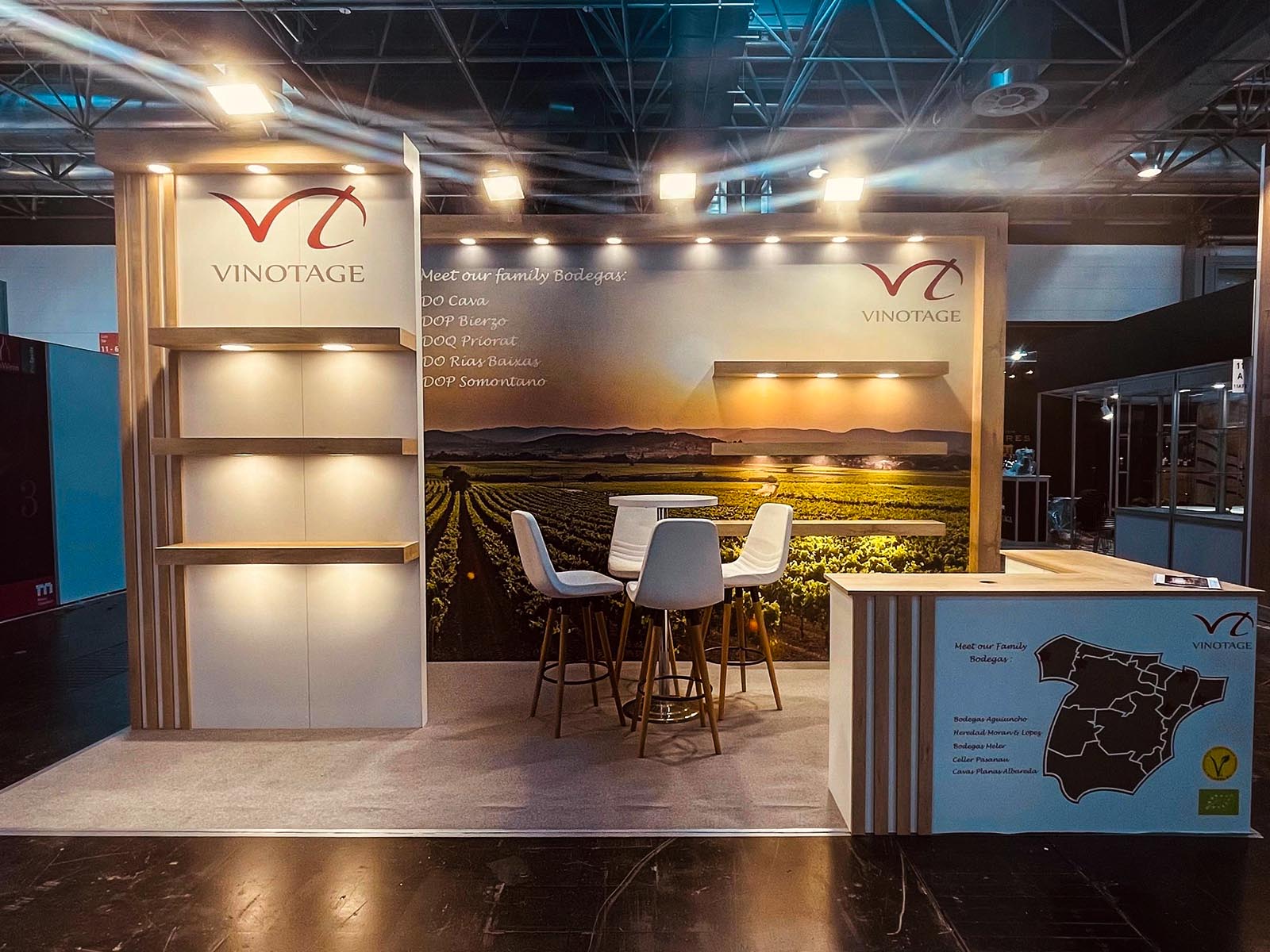 PROWEIN 2025 - Custom exhibition stand design by UNIO Exhibition in Düsseldorf, Germany